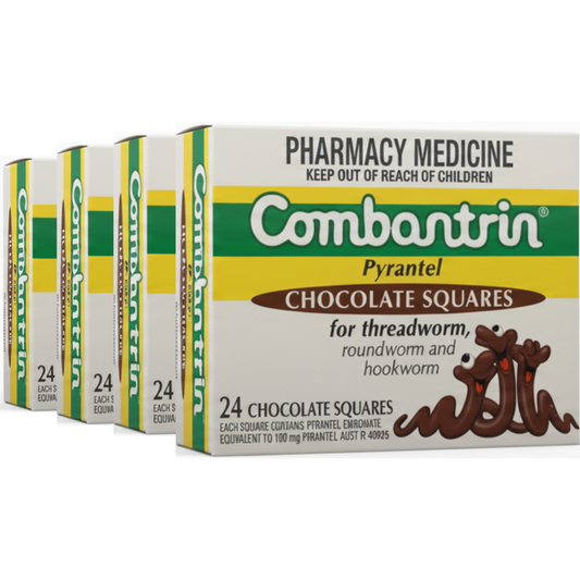 Combantrin Chocolate Squares - 4-Pack