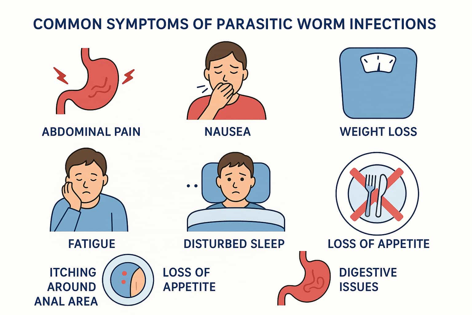 Worm Symptoms - Pinworm Signs Treatment – Combantrin USA