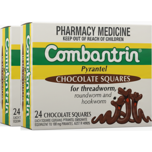 Combantrin Chocolate Squares - 2-Pack