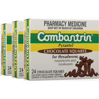 Combantrin Chocolate Squares - 3-Pack