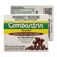 Cuadritos de Chocolate Combantrin - 24 Cuadritos - CAD: 11/2028