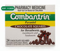 Cuadritos de Chocolate Combantrin - 24 Cuadritos - CAD: 11/2028
