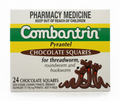 Combantrin Chocolate Squares - 24 Squares - EXP: 11/2028